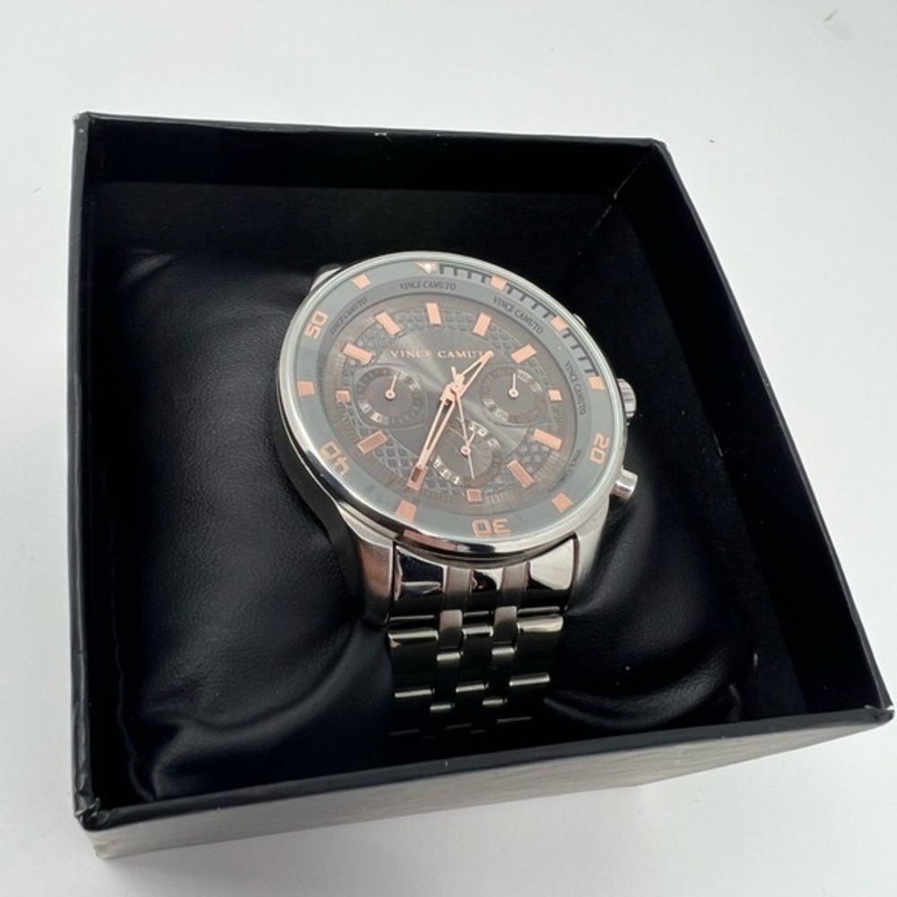 Vince Camuto Men’s Watch Sliver & Copper Colored